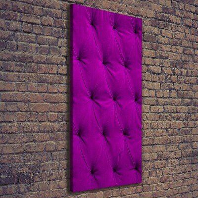 Stampa quadro su tela verticale Parete di velluto