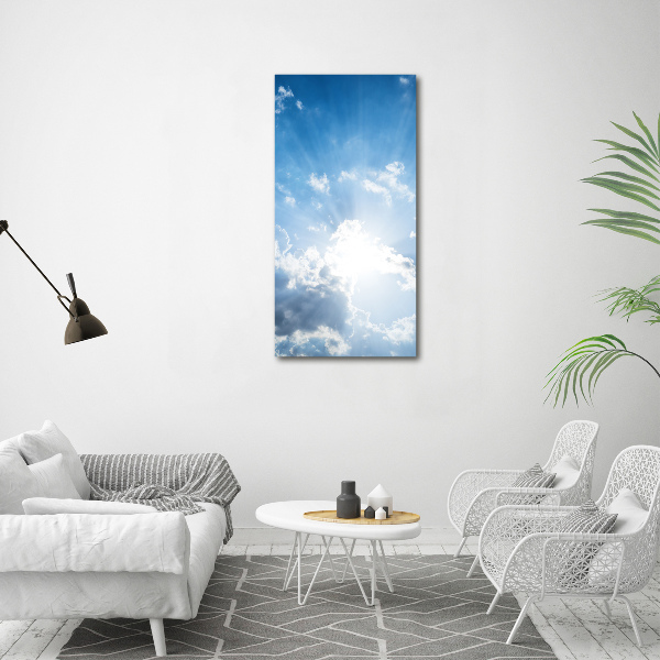 Quadro su tela canvas verticale Nuvole nel cielo