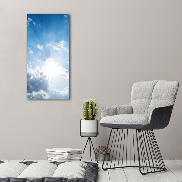 Quadro su tela canvas verticale Nuvole nel cielo