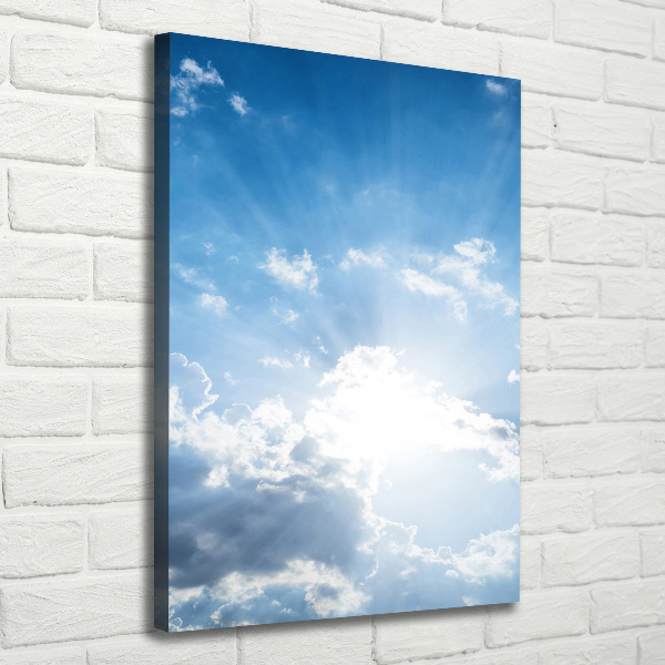 Quadro su tela canvas verticale Nuvole nel cielo