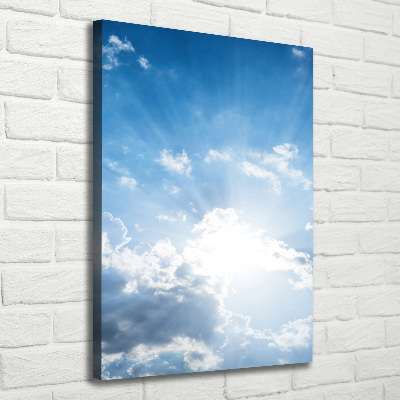 Quadro su tela canvas verticale Nuvole nel cielo