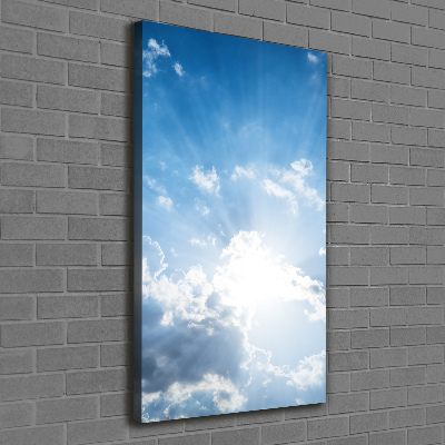 Quadro su tela canvas verticale Nuvole nel cielo