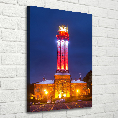 Quadro foto su tela verticale Niecorze, Polonia