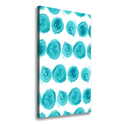 Quadro su tela canvas verticale Punti