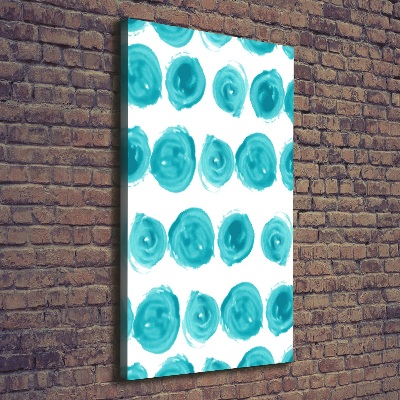 Quadro su tela canvas verticale Punti