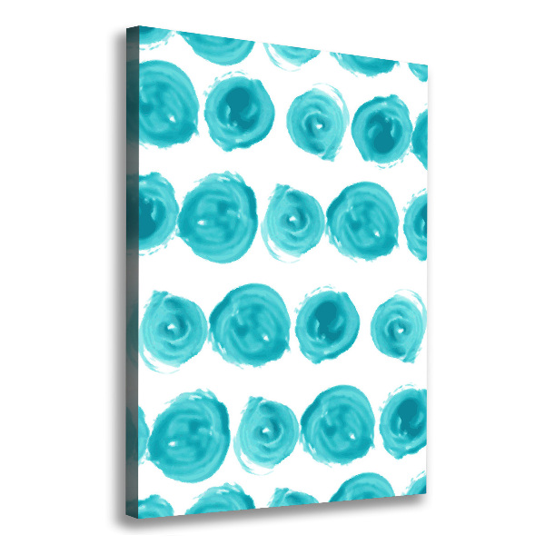 Quadro su tela canvas verticale Punti