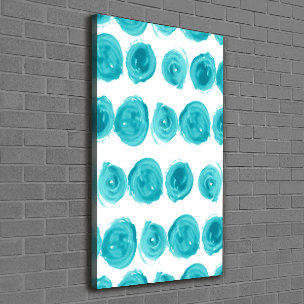 Quadro su tela canvas verticale Punti