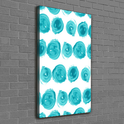 Quadro su tela canvas verticale Punti