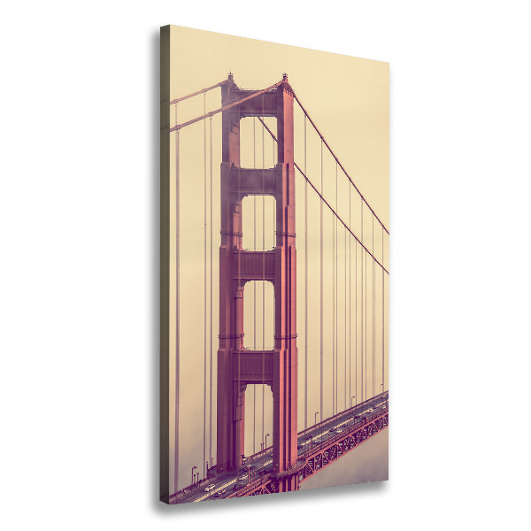 Stampa quadro su tela verticale Ponte di San Francisco