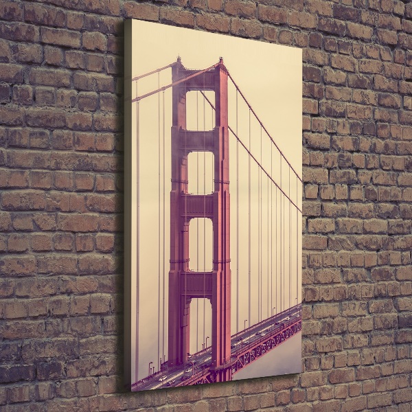 Stampa quadro su tela verticale Ponte di San Francisco