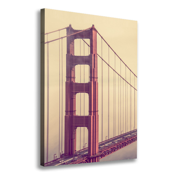 Stampa quadro su tela verticale Ponte di San Francisco