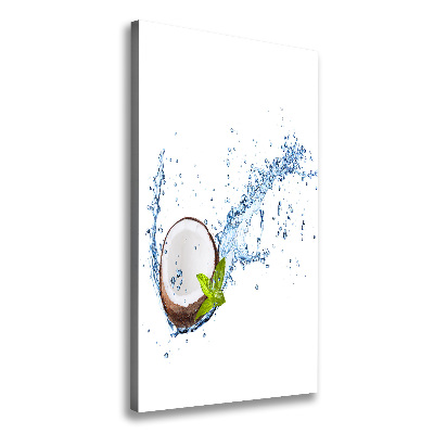 Stampa quadro su tela verticale Noce di cocco
