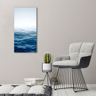 Quadro foto su tela verticale Onde del mare