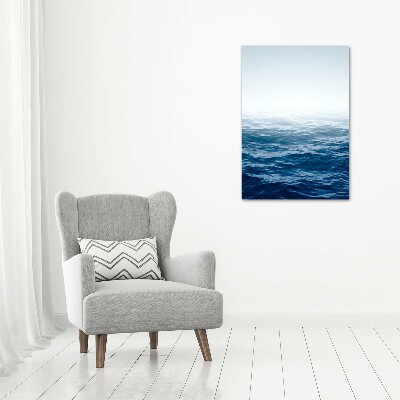 Quadro foto su tela verticale Onde del mare