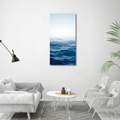 Quadro foto su tela verticale Onde del mare