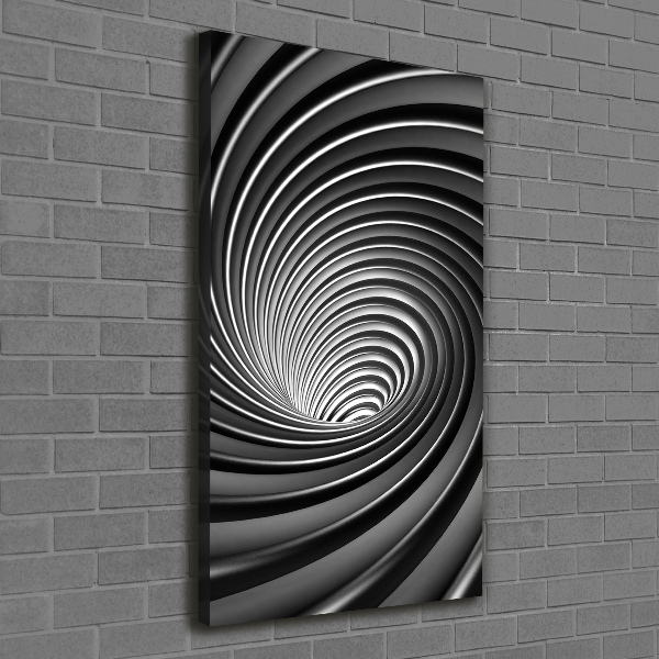 Quadro foto su tela verticale Vortice astratto