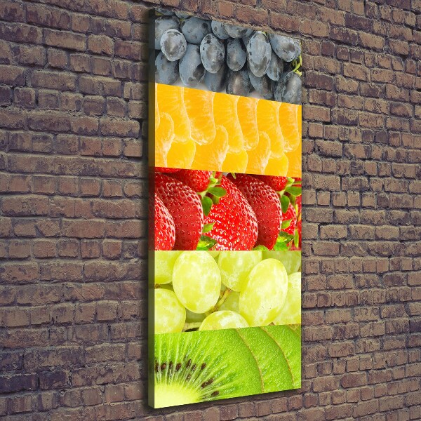 Quadro su tela canvas verticale Frutta
