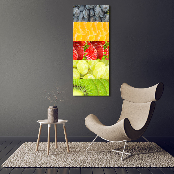 Quadro su tela canvas verticale Frutta