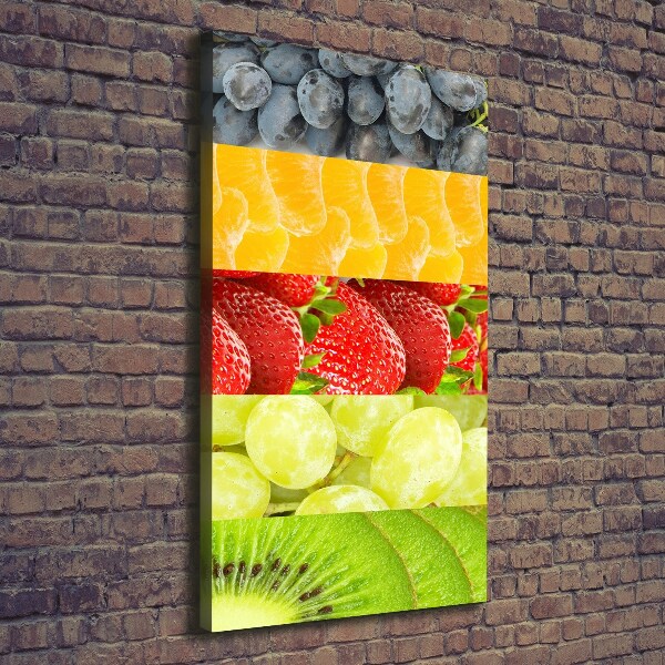Quadro su tela canvas verticale Frutta