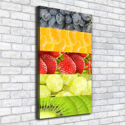 Quadro su tela canvas verticale Frutta