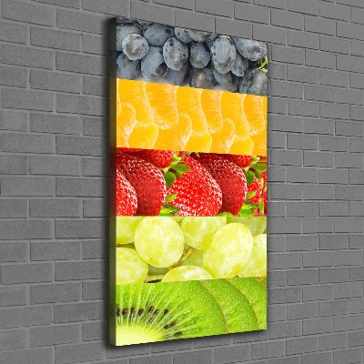 Quadro su tela canvas verticale Frutta