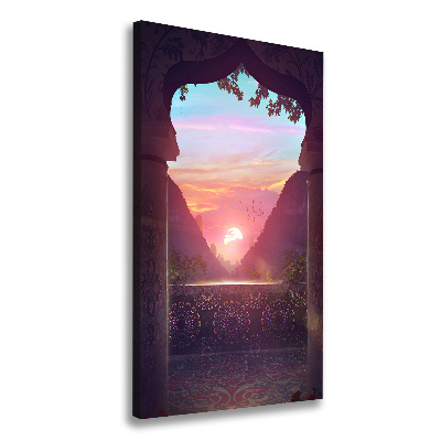 Quadro foto su tela verticale Architettura orientale