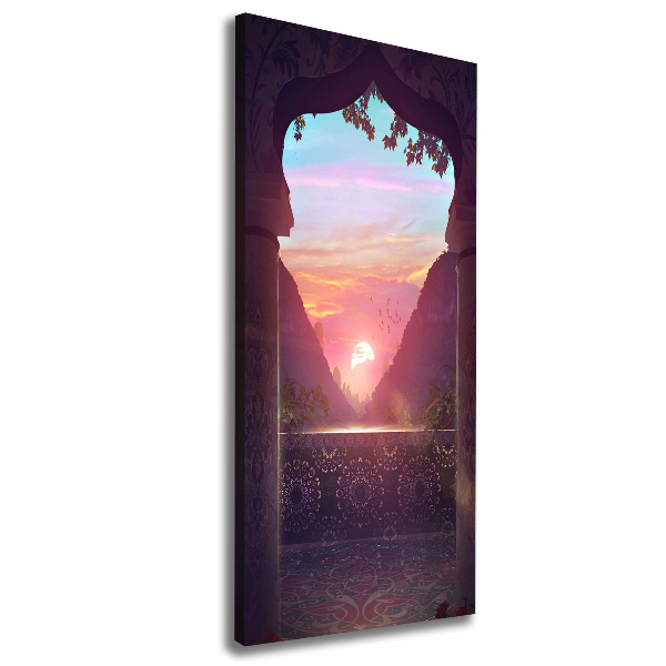 Quadro foto su tela verticale Architettura orientale