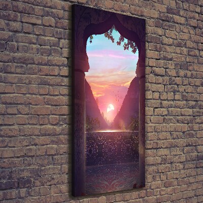 Quadro foto su tela verticale Architettura orientale