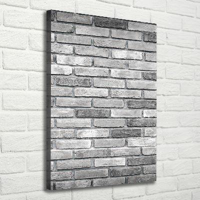 Quadro su tela canvas verticale Muro di mattoni