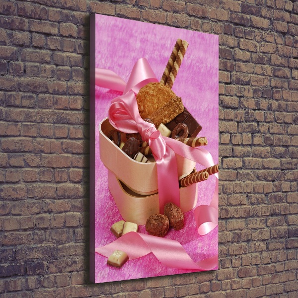 Stampa quadro su tela verticale Dolci