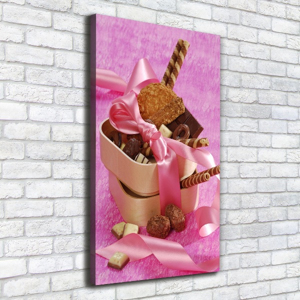 Stampa quadro su tela verticale Dolci