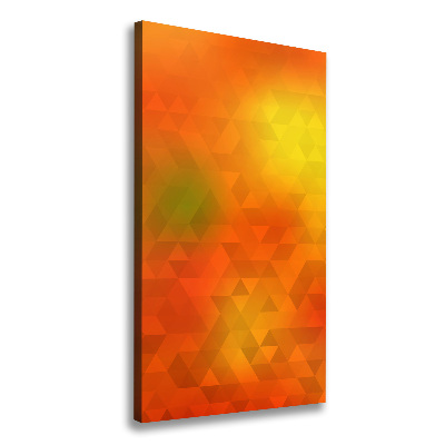 Stampa quadro su tela verticale Triangoli astratti