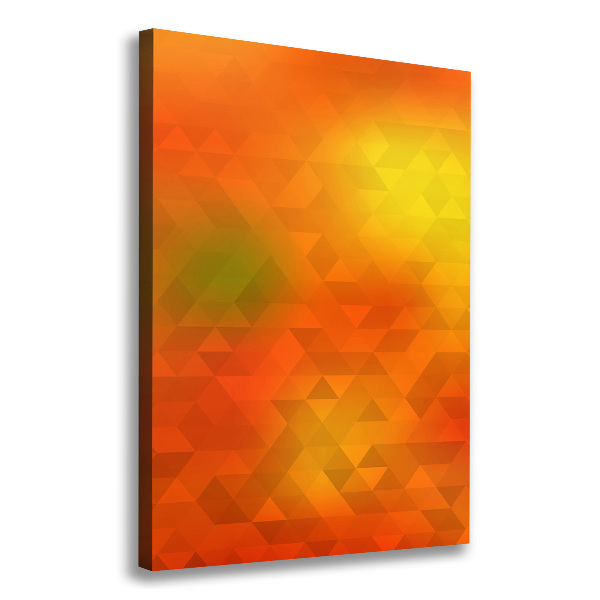 Stampa quadro su tela verticale Triangoli astratti