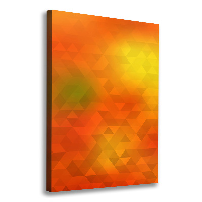 Stampa quadro su tela verticale Triangoli astratti