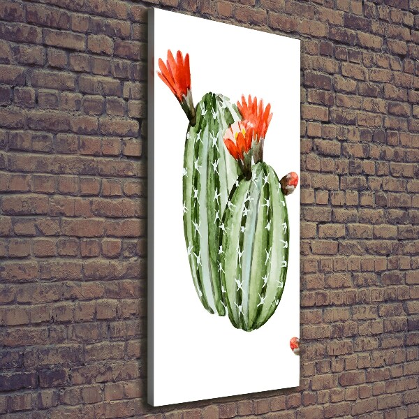 Stampa quadro su tela verticale Cactus