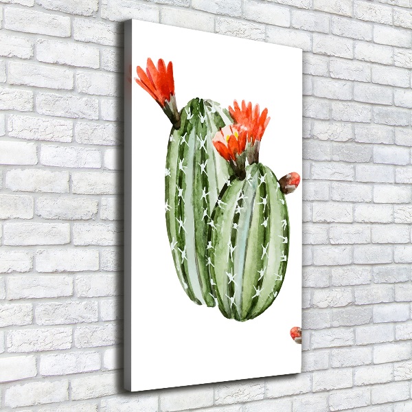 Stampa quadro su tela verticale Cactus