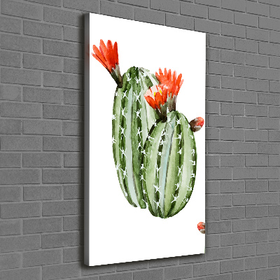 Stampa quadro su tela verticale Cactus
