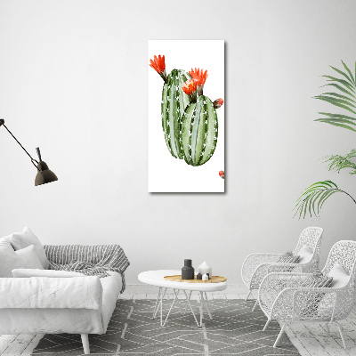 Stampa quadro su tela verticale Cactus