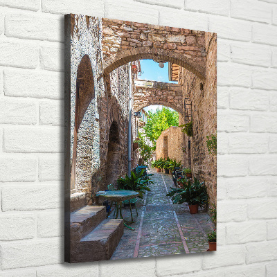 Quadro foto su tela verticale Strade italiane