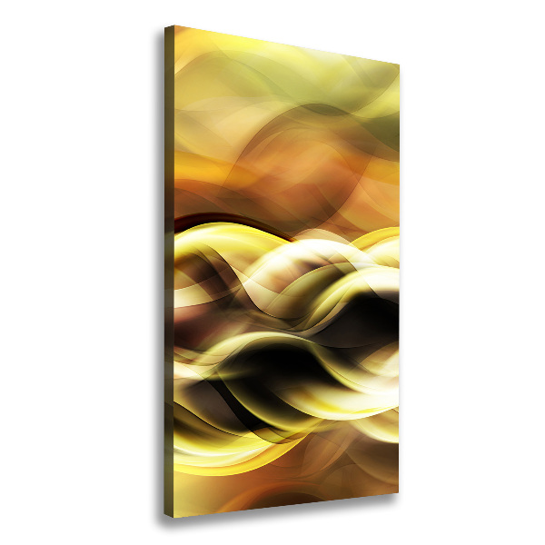 Stampa quadro su tela verticale Luce dorata