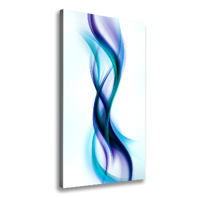 Quadro su tela canvas verticale Onde astratte