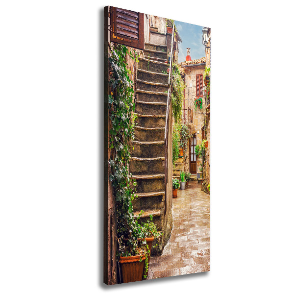 Quadro su tela canvas verticale Strade italiane