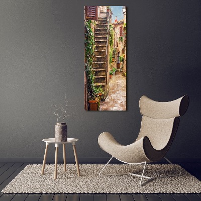 Quadro su tela canvas verticale Strade italiane