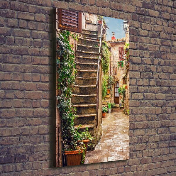 Quadro su tela canvas verticale Strade italiane