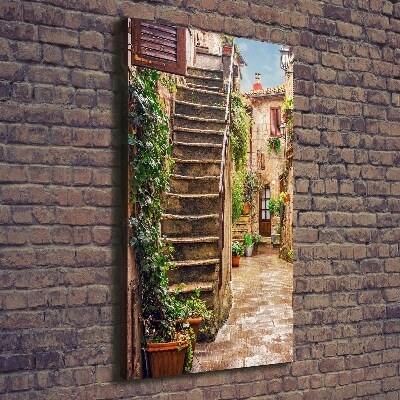 Quadro su tela canvas verticale Strade italiane