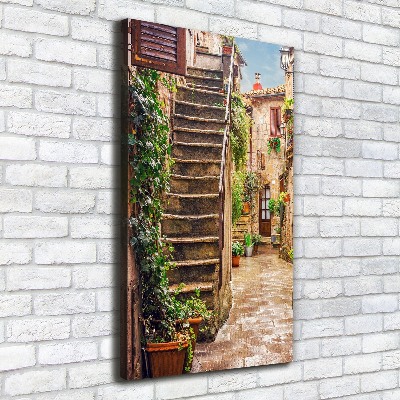 Quadro su tela canvas verticale Strade italiane