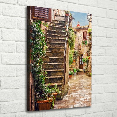 Quadro su tela canvas verticale Strade italiane