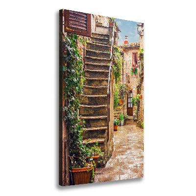 Quadro su tela canvas verticale Strade italiane