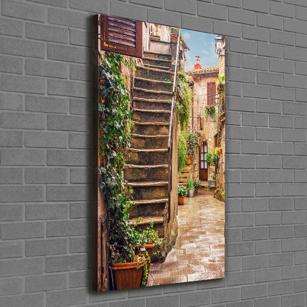 Quadro su tela canvas verticale Strade italiane