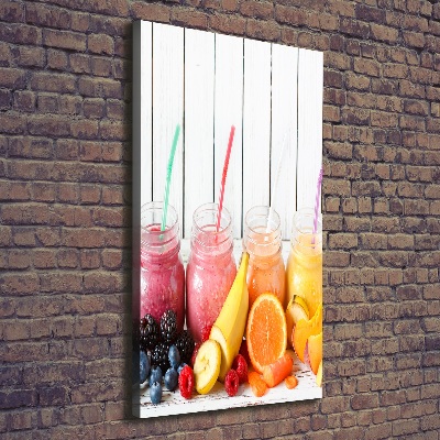 Quadro foto su tela verticale Cocktail colorati